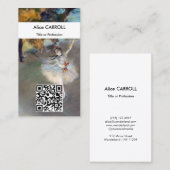 Edgar Degas - de Ster - QR-code Visitekaartje (Voorkant / Achterkant)
