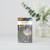Edgar Degas - de Ster - QR-code Visitekaartje (Staand voorkant)