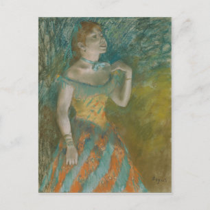 Edgar Degas De zanger in de groenen Briefkaart