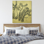 Edgar Degas | Drie dansers, c.1900 Canvas Afdruk (Insitu (Slaapkamer))