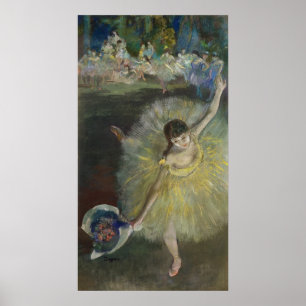 Edgar Degas Einde van een Arabesch, 1877 Poster