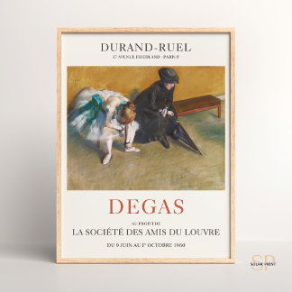 Edgar Degas En Attente Impression Impressionniste