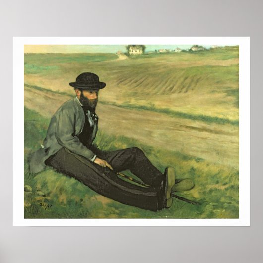 Edgar Degas | Eugene Manet Poster (Voorkant)