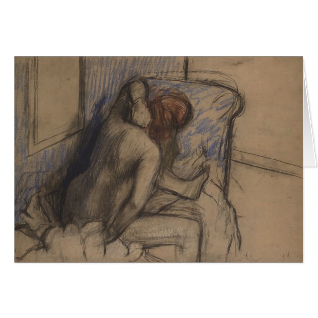 Edgar Degas | Femme Qui Sèche Ses Cheveux (Devant horizontal)