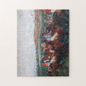 Edgar Degas - Gentlemen Race Legpuzzel (Verticaal)