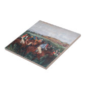 Edgar Degas - Gentlemen Race Tegeltje (Zijkant)