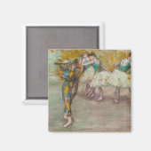 Edgar Degas - Harlequin Dance Magneet (Voorkant / Achterkant)