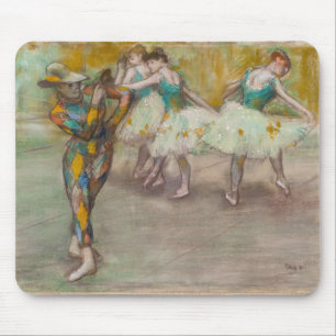 Edgar Degas - Harlequin Dance Muismat