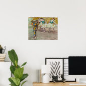 Edgar Degas - Harlequin Dance Poster (Thuiskantoor)