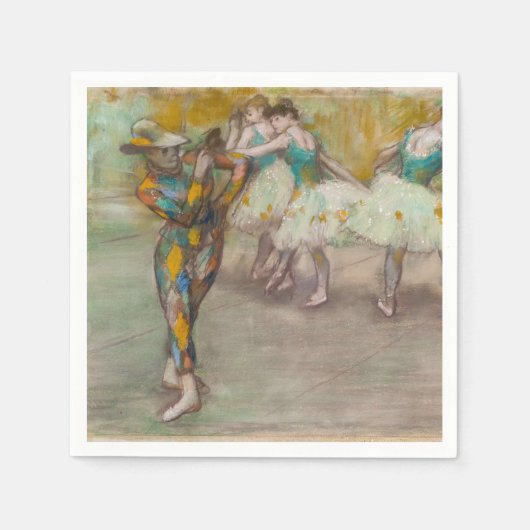Edgar Degas - Harlequin Dance Servet (Voorkant)