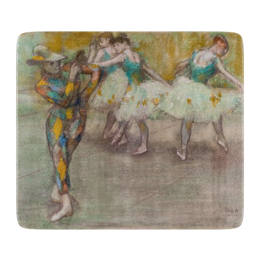 Edgar Degas - Harlequin Dance Snijplank (Voorkant)