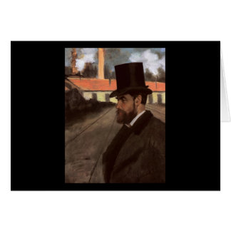 Edgar Degas Henri Rouart voor zijn fabriek