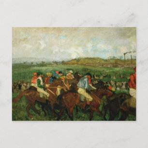 Edgar Degas   Heren race, voor het vertrek Briefkaart