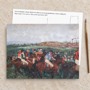 Edgar Degas - Herenrace Briefkaart