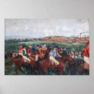 Edgar Degas - Herenrace Poster