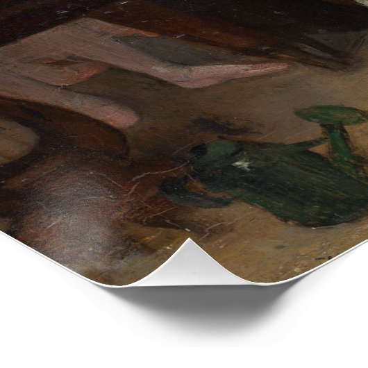 Edgar Degas | Het Dancing Class Ballet Perfect Poster (Hoek)