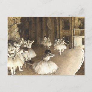 Edgar Degas Hoorzitting in ballet Briefkaart