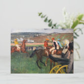 Edgar Degas - In de Reizen Bedankkaart (Staand voorkant)