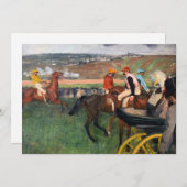 Edgar Degas - In de Reizen Bedankkaart (Voorkant / Achterkant)