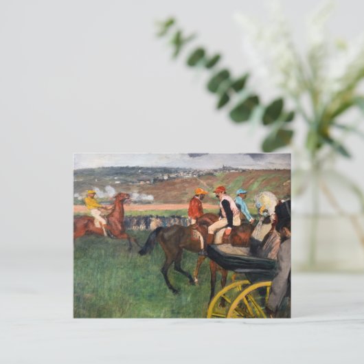 Edgar Degas - In de Reizen Briefkaart (Staand voorkant)