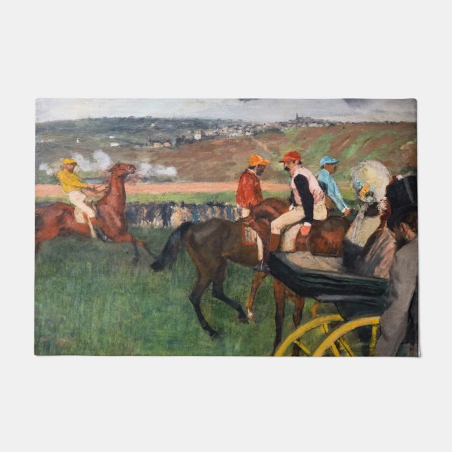 Edgar Degas - In de Reizen Deurmat (Voorkant)