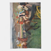 Edgar Degas - In de Reizen Theedoek (Verticaal)