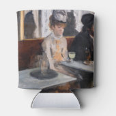 Edgar Degas - in een cafe / de Absinthe Blikjeskoeler (Achterkant)