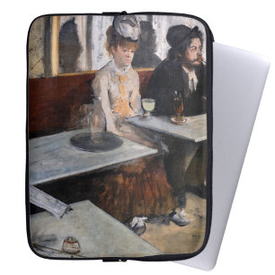 Edgar Degas - in een cafe / de Absinthe Laptop Sleeve