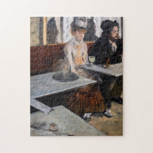 Edgar Degas - in een cafe / de Absinthe Legpuzzel