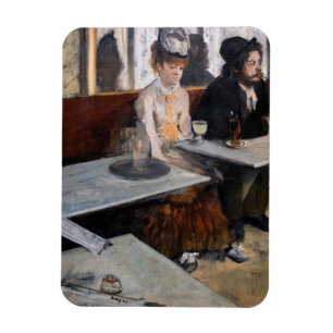 Edgar Degas - in een cafe / de Absinthe Magneet
