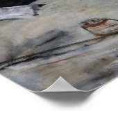 Edgar Degas - in een cafe / de Absinthe Poster (Hoek)