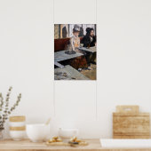 Edgar Degas - in een cafe / de Absinthe Poster (Keuken)