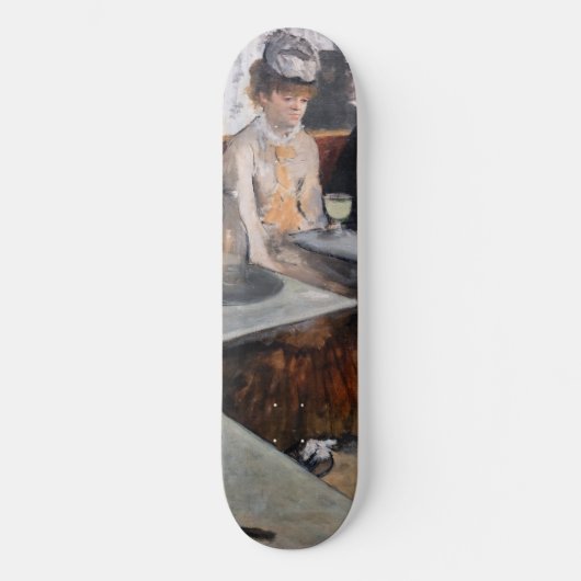 Edgar Degas - in een cafe / de Absinthe Skateboard (Voorkant)