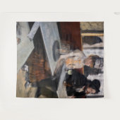Edgar Degas - in een cafe / de Absinthe Wandkleed (Voorkant (horizontaal))