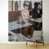 Edgar Degas - in een cafe / de Absinthe Wandkleed (In situ)
