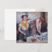 Edgar Degas - Ironing voor vrouwen Bedankkaart (Voorkant / Achterkant)