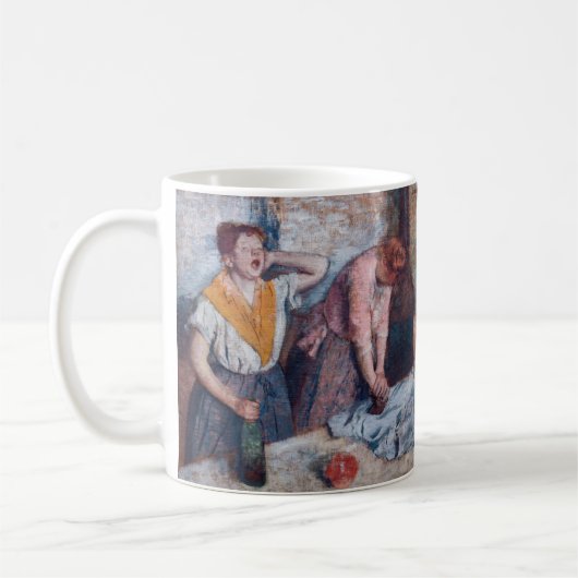 Edgar Degas - Ironing voor vrouwen Koffiemok (Links)