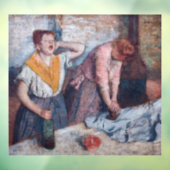 Edgar Degas - Ironing voor vrouwen Raamsticker (Vel 3)