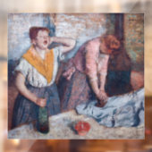Edgar Degas - Ironing voor vrouwen Raamsticker (Vel 2)