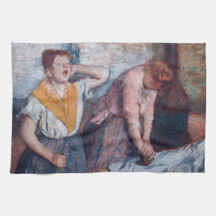 Edgar Degas - Ironing voor vrouwen Theedoek