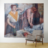 Edgar Degas - Ironing voor vrouwen Wandkleed (In Situ (horizontaal))