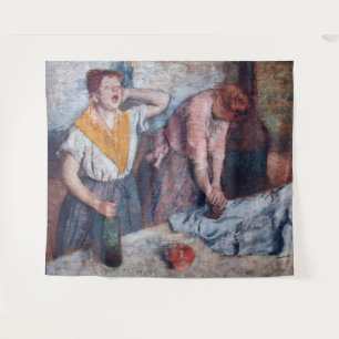 Edgar Degas - Ironing voor vrouwen Wandkleed