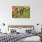 Edgar Degas | Jockeys 1886-90 Canvas Afdruk (Insitu (Slaapkamer))