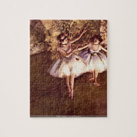 Edgar Degas - Jonge danseres puzzle Legpuzzel (Verticaal)