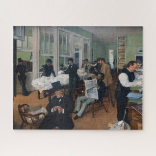 Edgar Degas - Katoenbureau in New Orleans Legpuzzel