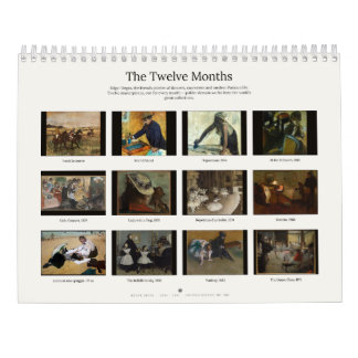 Edgar Degas Kunstkalender voor aan de muur Kalender