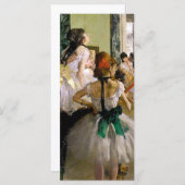 Edgar Degas La Carte De Classe Danse (Devant / Derrière)