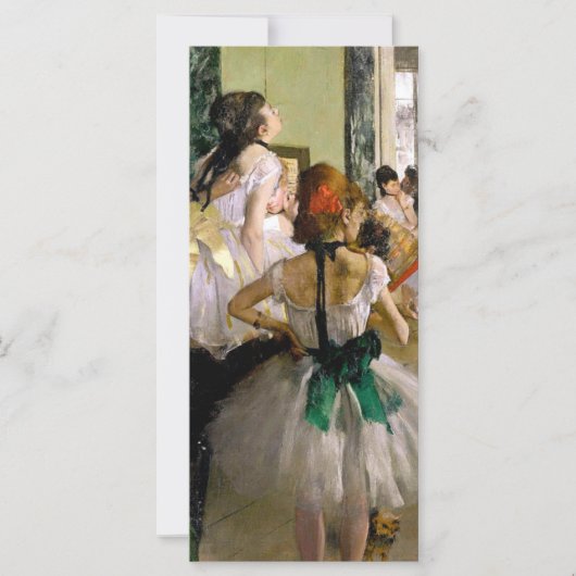 Edgar Degas La Carte De Classe Danse (Devant)