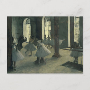 Edgar Degas - La Répétition au foyer de la danse Briefkaart