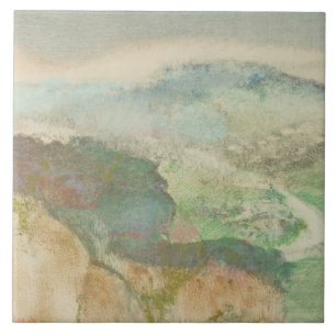 Edgar Degas - Landschap Tegeltje